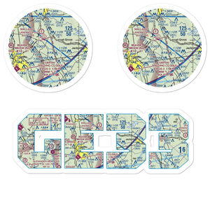 River Bend Airport (GE33) VFR Sectional Sticker Pack