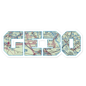 Sandy Hill Airport (GE30) VFR Sectional Sticker