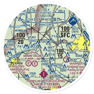Smith Field (GE27) VFR Sectional Sticker (20 mile)