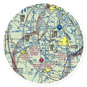 Smith Field (GE27) VFR Sectional Sticker (30 mile)