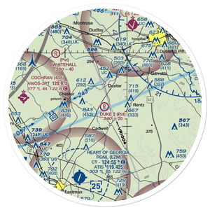 Duke Strip 2 (GE26) VFR Sectional Sticker (30 mile)