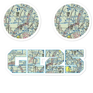 Hutto Farm Airport (GE25) VFR Sectional Sticker Pack
