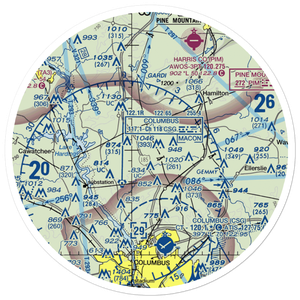 Mclendon Field (GE04) VFR Sectional Sticker (30 mile)