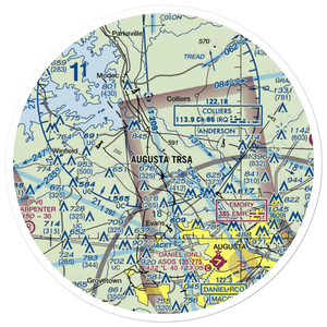Morris Seaplane Base (GE00) VFR Sectional Sticker (30 mile)