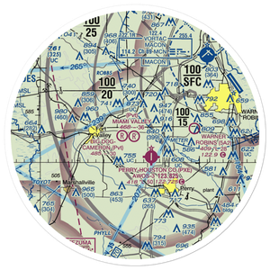 Miami Valley Farm Airport (GA99) VFR Sectional Sticker (30 mile)