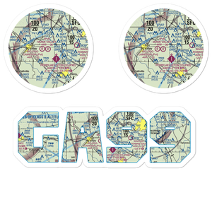 Miami Valley Farm Airport (GA99) VFR Sectional Sticker Pack