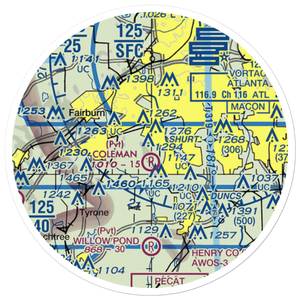 Coleman Field (GA95) VFR Sectional Sticker (20 mile)