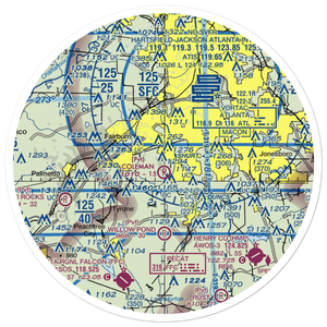 Coleman Field (GA95) VFR Sectional Sticker (30 mile)