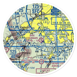 Beck Field (GA92) VFR Sectional Sticker (20 mile)