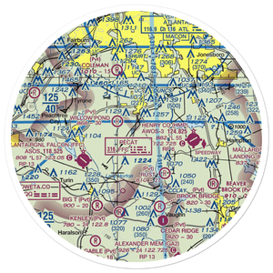Adams Airport (GA91) VFR Sectional Sticker (30 mile)