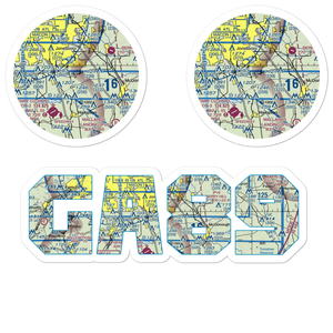 Diamond S Airport (GA89) VFR Sectional Sticker Pack