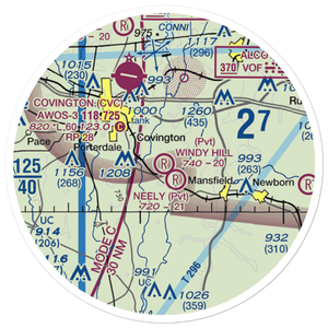 Windy Hill Airport (GA83) VFR Sectional Sticker (20 mile)