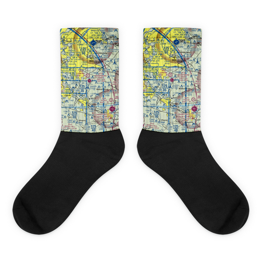 Whispering Pines Airport (GA80) VFR Sectional Socks 