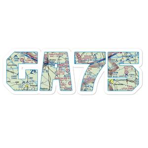 Meadowlark Airport (GA75) VFR Sectional Sticker