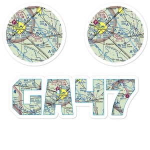 Bivins Airport (GA47) VFR Sectional Sticker Pack