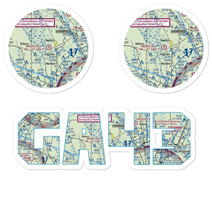 Briggs Field (GA43) VFR Sectional Sticker Pack