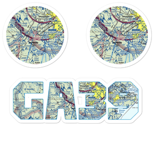 Hodges Airpark (GA39) VFR Sectional Sticker Pack