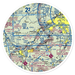 Two Rocks Airport (GA31) VFR Sectional Sticker (30 mile)