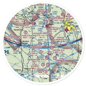 Wellers Landing Airport (GA29) VFR Sectional Sticker (30 mile)