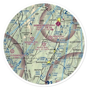Wyatt Airport (GA23) VFR Sectional Sticker (30 mile)