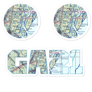 Patterson Island Airport (GA21) VFR Sectional Sticker Pack