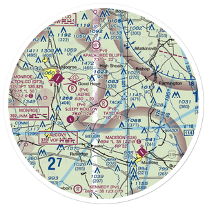 Taylor Field (GA16) VFR Sectional Sticker (30 mile)