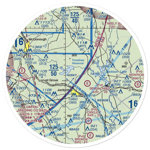 Howard Private Airport (GA02) VFR Sectional Sticker (30 mile)