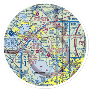 Tangerine Airport (FL97) VFR Sectional Sticker (30 mile)