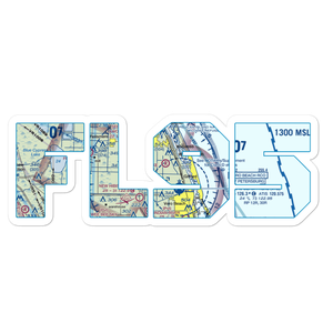 Broocke Air Patch Airport (FL95) VFR Sectional Sticker