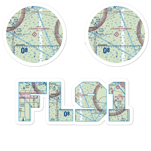 Counter Terrorism Advanced Training Center Airport (FA02) VFR Sectional Sticker Pack