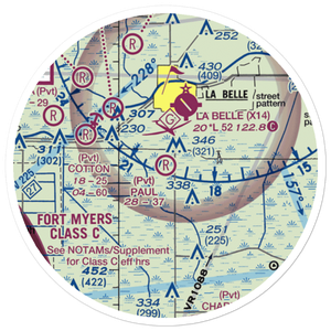 Bob Paul Airport (FL88) VFR Sectional Sticker (20 mile)