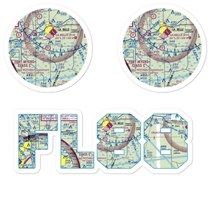 Bob Paul Airport (FL88) VFR Sectional Sticker Pack