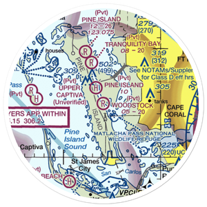 Woodstock Airport (FL86) VFR Sectional Sticker (20 mile)