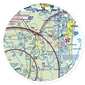 Flying-A-Ranch Airport (FL84) VFR Sectional Sticker (20 mile)