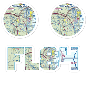Flying-A-Ranch Airport (FL84) VFR Sectional Sticker Pack