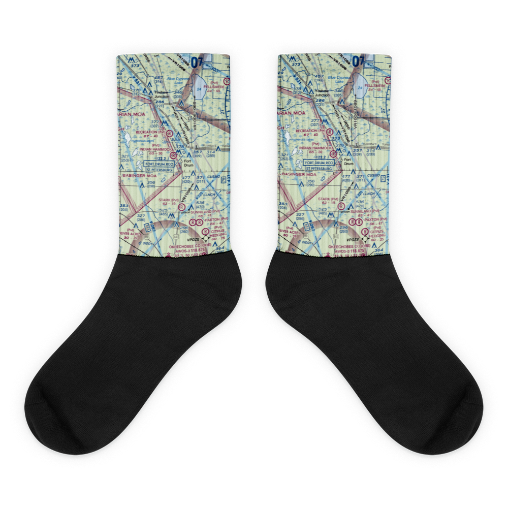 Indian Hammock Airport (FL75) VFR Sectional Socks 