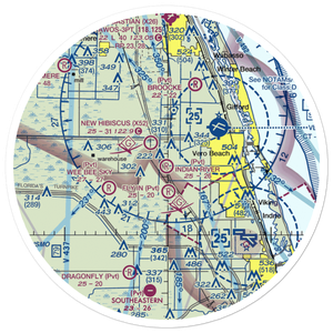 Indian River Aerodrome (FL74) VFR Sectional Sticker (30 mile)