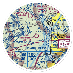 Bradshaw Tree Farm Airport (FL62) VFR Sectional Sticker (20 mile)