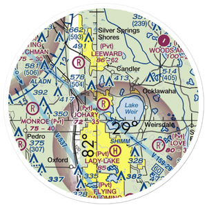 Johary Airport (FL58) VFR Sectional Sticker (20 mile)
