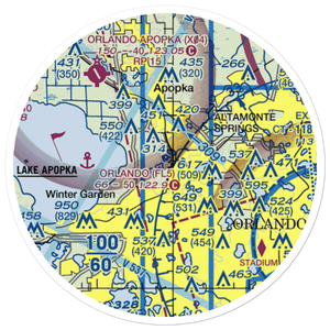 Carter Airport (FL57) VFR Sectional Sticker (20 mile)