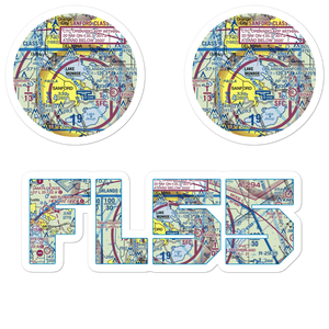 Sanford Seaplane Base (FL55) VFR Sectional Sticker Pack