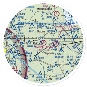 Angel's Field (FL52) VFR Sectional Sticker (20 mile)
