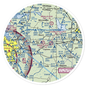 Angel's Field (FL52) VFR Sectional Sticker (30 mile)