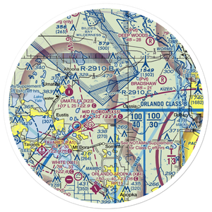 Ashley Field (FL47) VFR Sectional Sticker (30 mile)