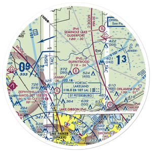 Burntwood Ranch Airport (FL43) VFR Sectional Sticker (30 mile)