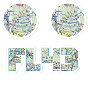 Burntwood Ranch Airport (FL43) VFR Sectional Sticker Pack