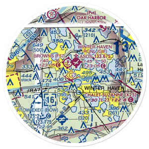 King Seaaero Seaplane Base (FL42) VFR Sectional Sticker (20 mile)