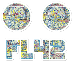 King Seaaero Seaplane Base (FL42) VFR Sectional Sticker Pack