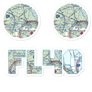 Graham Landing Strip - Moore Haven Airport (FL40) VFR Sectional Sticker Pack