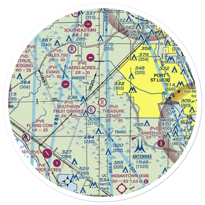 Treasure Coast Airpark (FL37) VFR Sectional Sticker (30 mile)